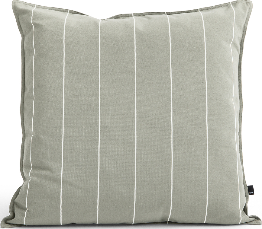 Cuscino da giardino Terrazza a righe 60 x 60 cm, grigio