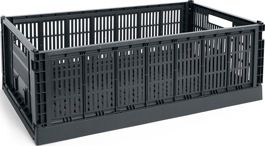 Dėžė daiktams laikyti Hay Colour Crate XL, anglies spalvos