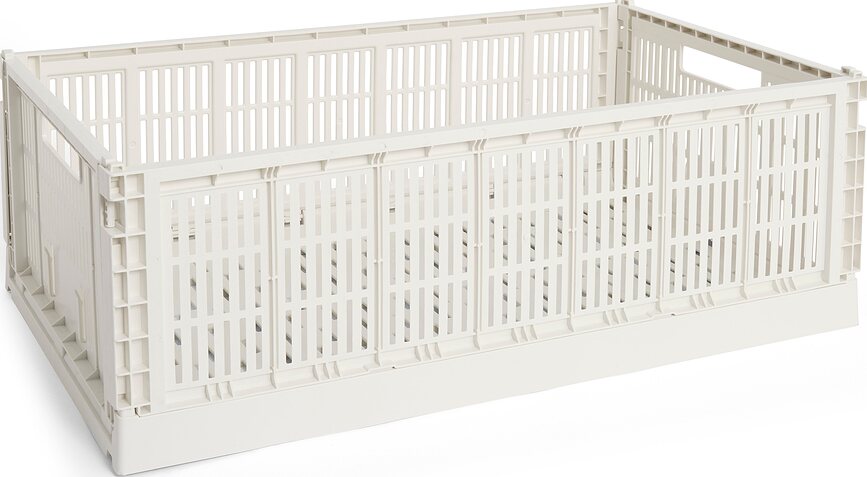 Dėžė daiktams laikyti Hay Colour Crate XL, prislopinta balta