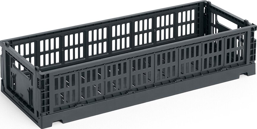 Dėžė laikymui Hay Colour Crate Mini Oblong, anglies spalvos