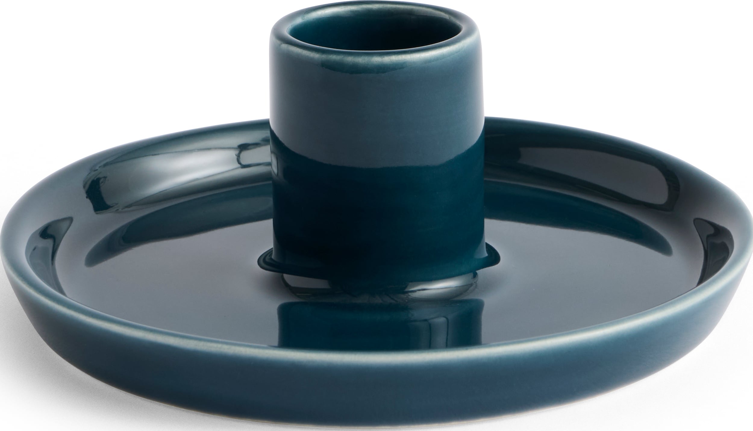 Disc Kerzenständer für Stabkerzen 10 cm, meergrün