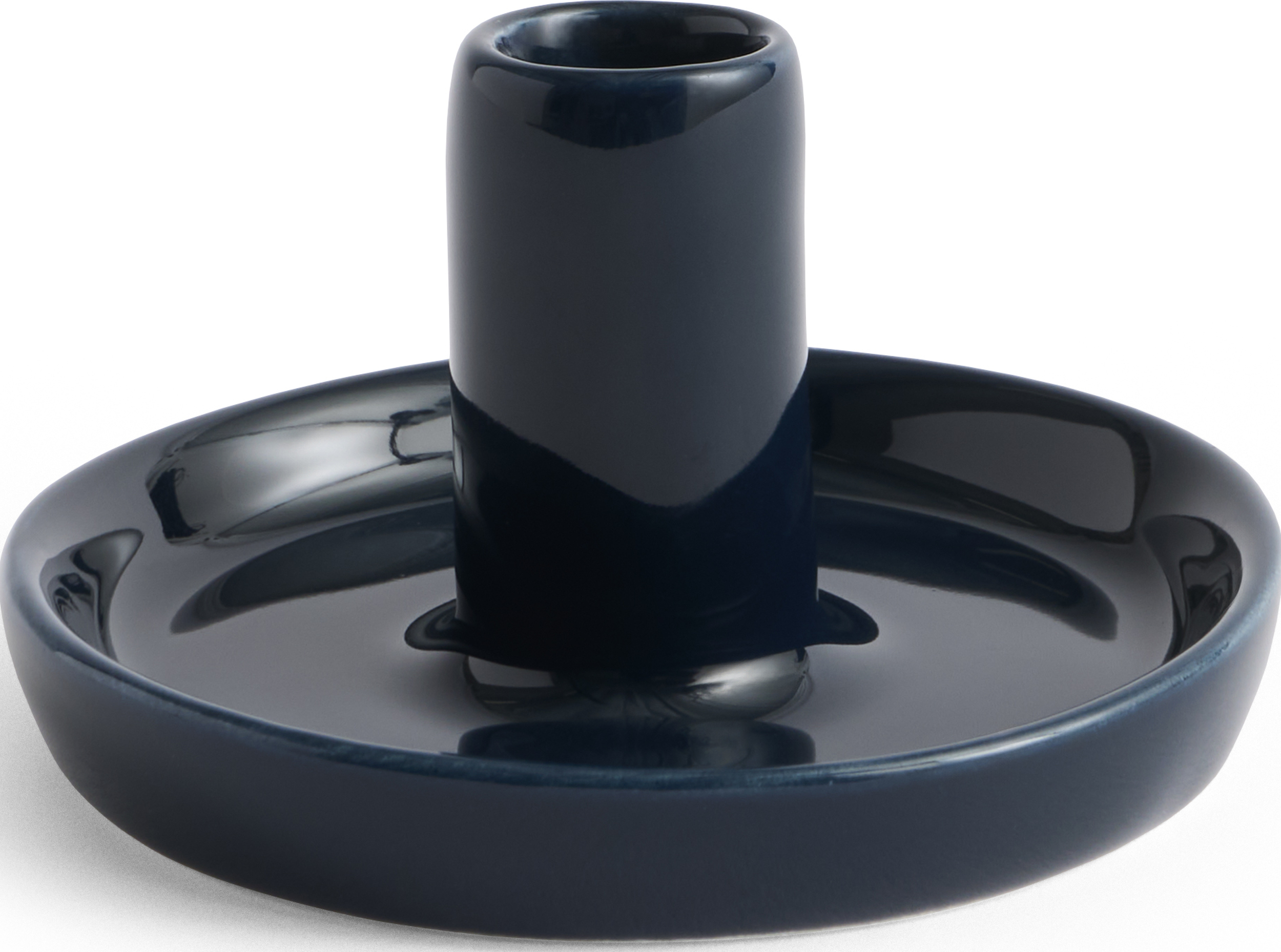 Disc Kerzenständer für Stabkerzen 7 cm, dunkelblau