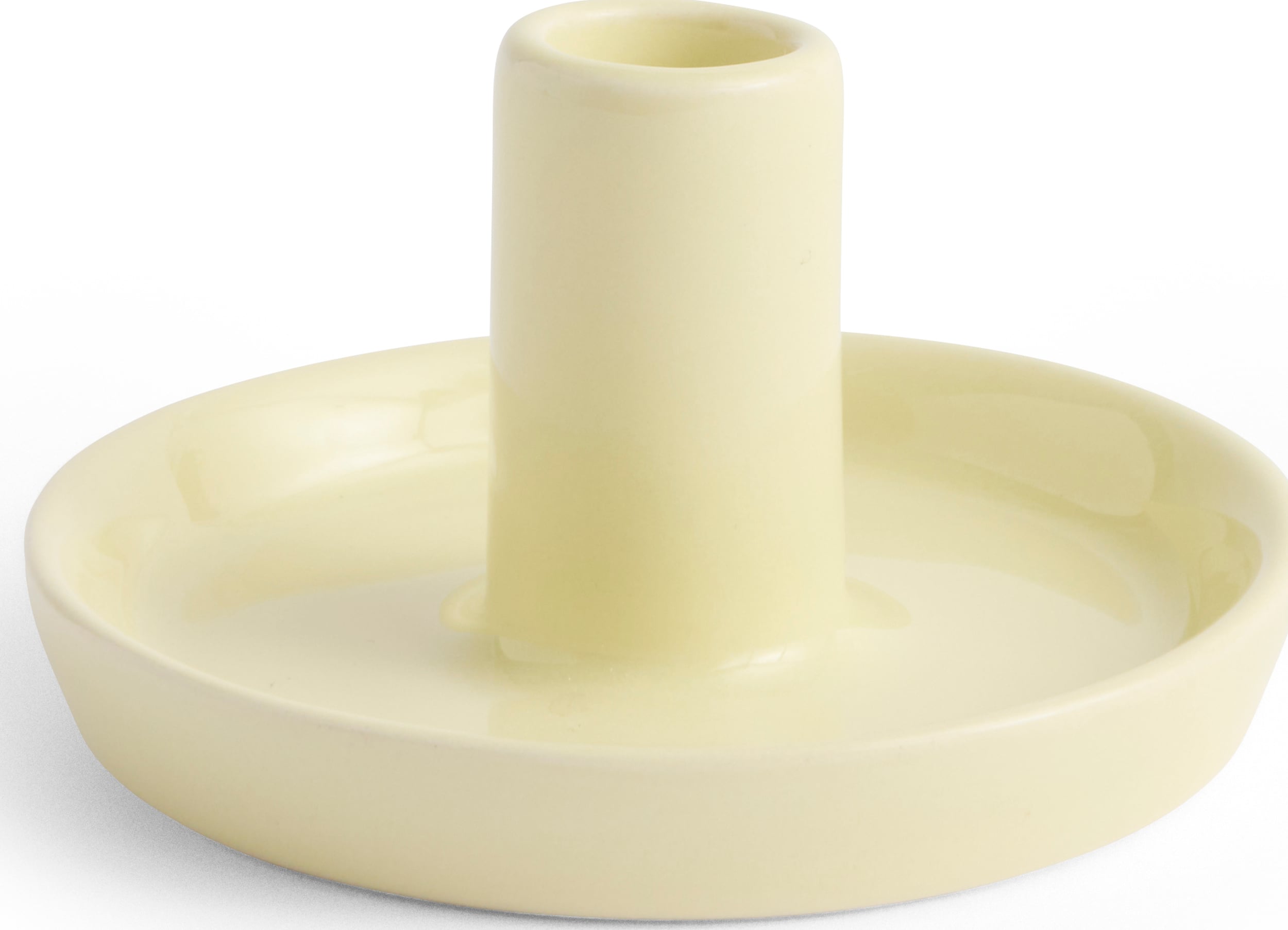 Disc Kerzenständer für Stabkerzen 7 cm, limettengrün