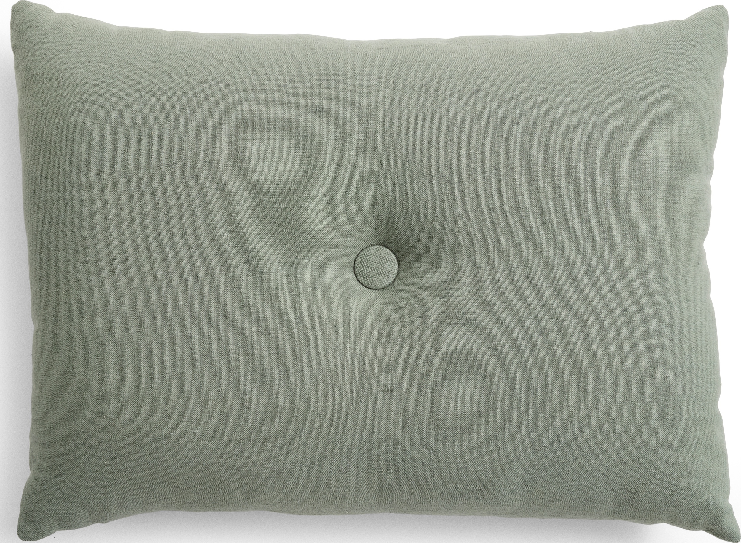Dot Linen Dekokissen 45 x 60 cm, gedämpftes Grün