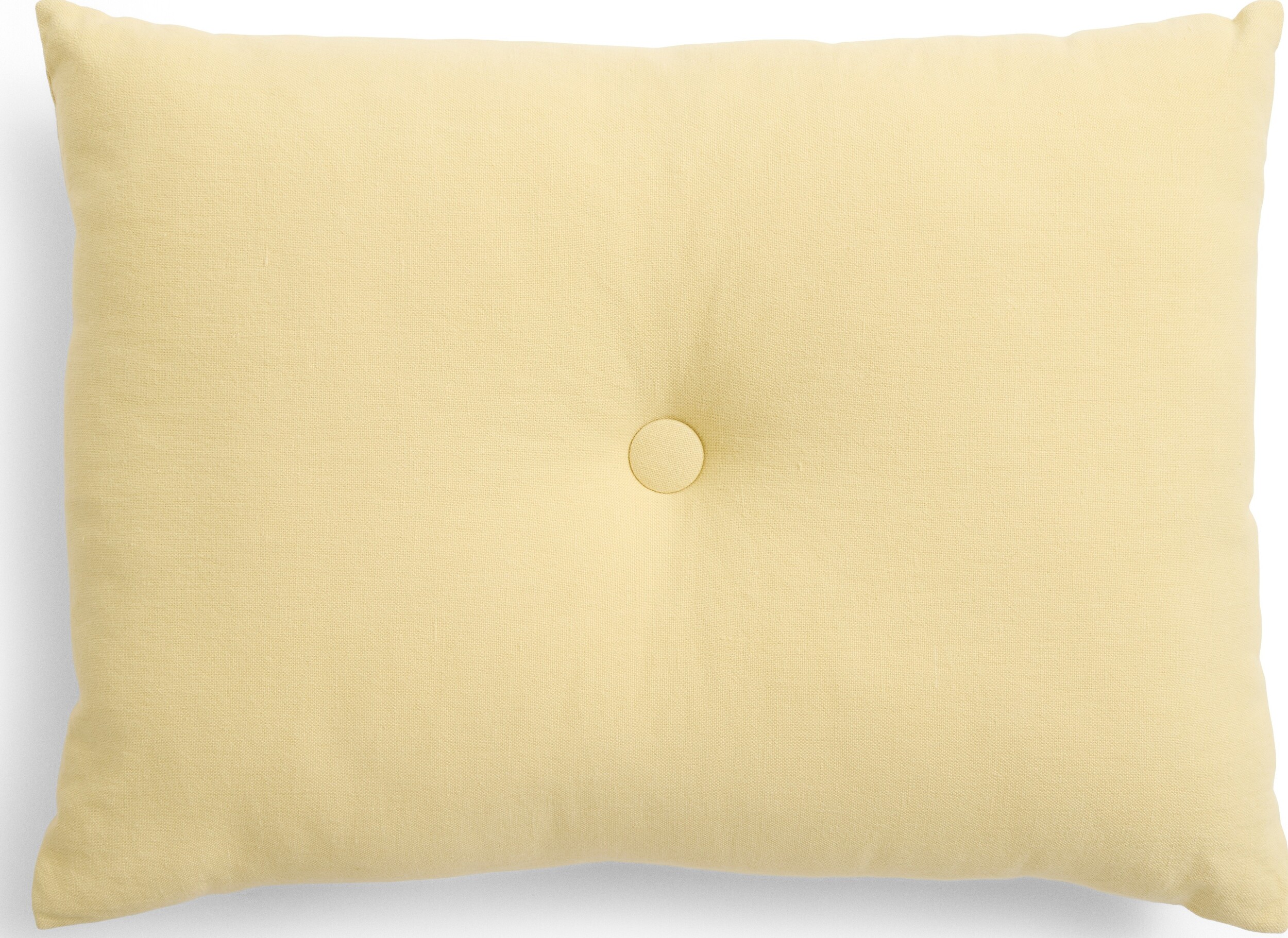 Dot Linen Dekokissen 45 x 60 cm, hellgelb