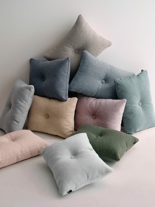 Dot Mode Coussin décoratif 45 x 60 cm, gris