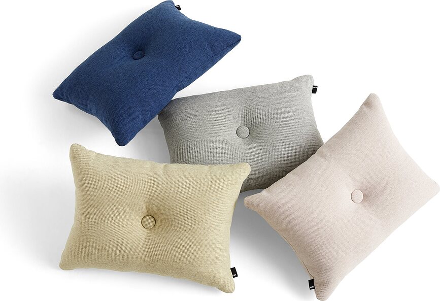 Dot Mode Coussin décoratif 45 x 60 cm, gris