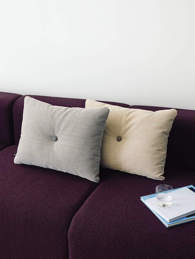 Dot Soft Coussin Décoratif 45 x 60 cm, gris