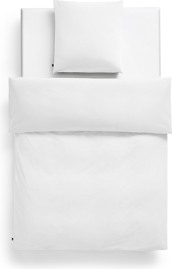 Duo Taie d'oreiller 63 x 60 cm, blanche