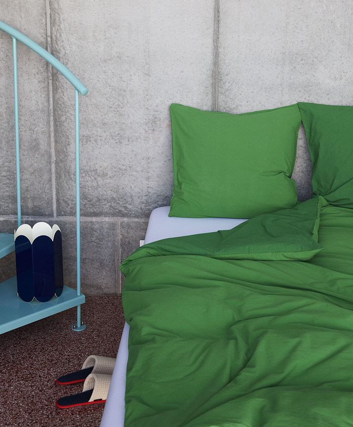 Duo Prevleka za vzglavnik, 80 x 80 cm, matcha zelena