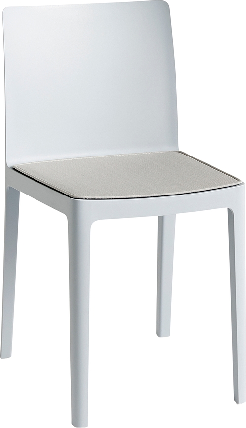 Elementaire Coussin de Chaise de Jardin, 40 x 40,5 cm, gris clair