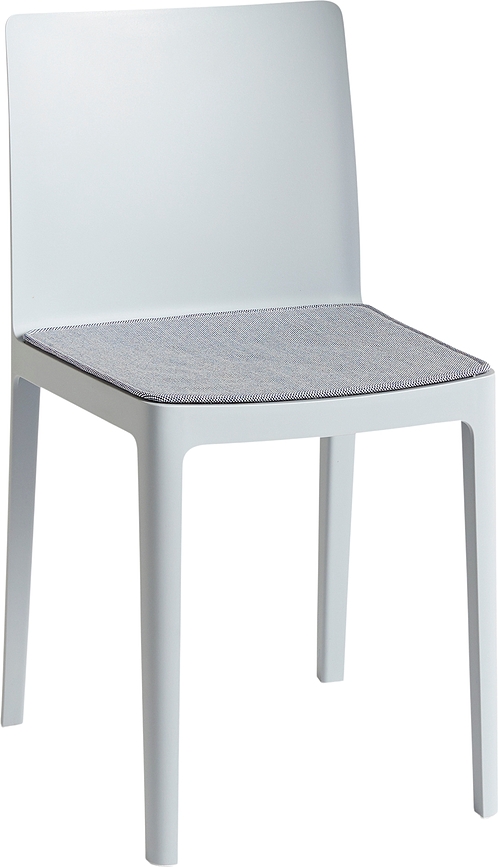 Elementaire Coussin de Chaise de Jardin, 40 x 40,5 cm, gris clair