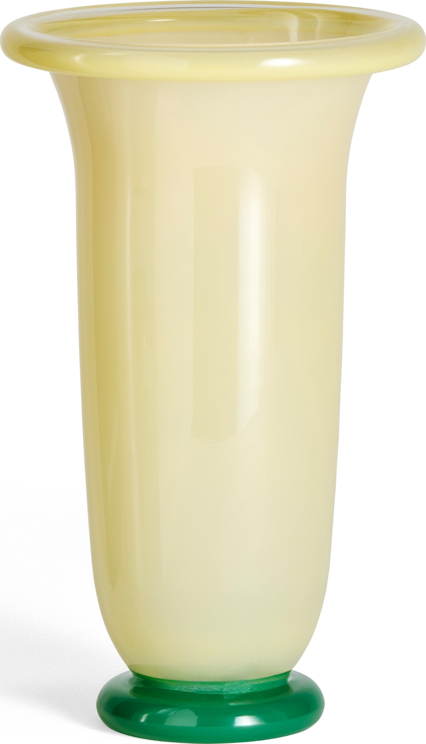 Empire Vase L, zitronengelb