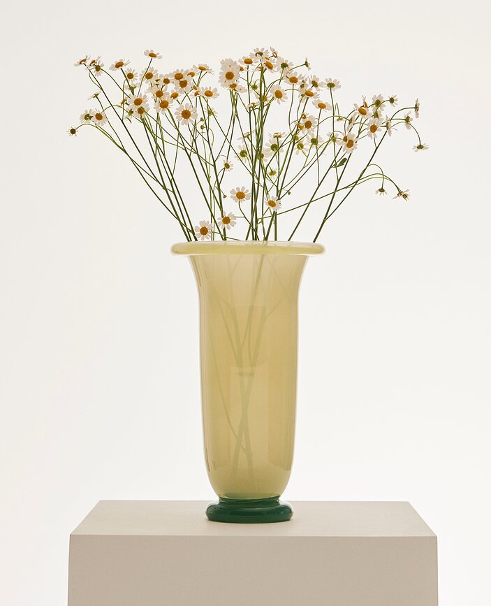 Empire Vase L, citron
