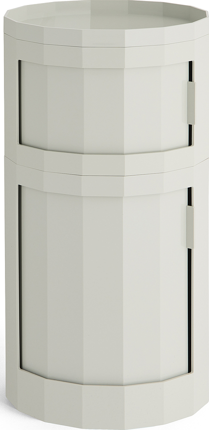 Facet kaheukseline kapp 71 cm, helehall