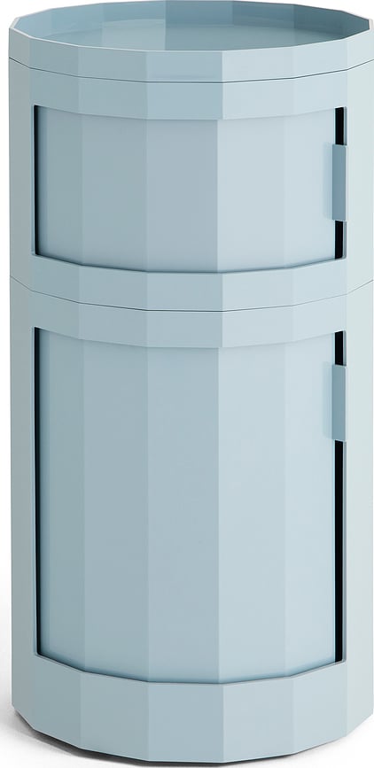 Facet ratastel kaheukseline kapp 71 cm, helesinine