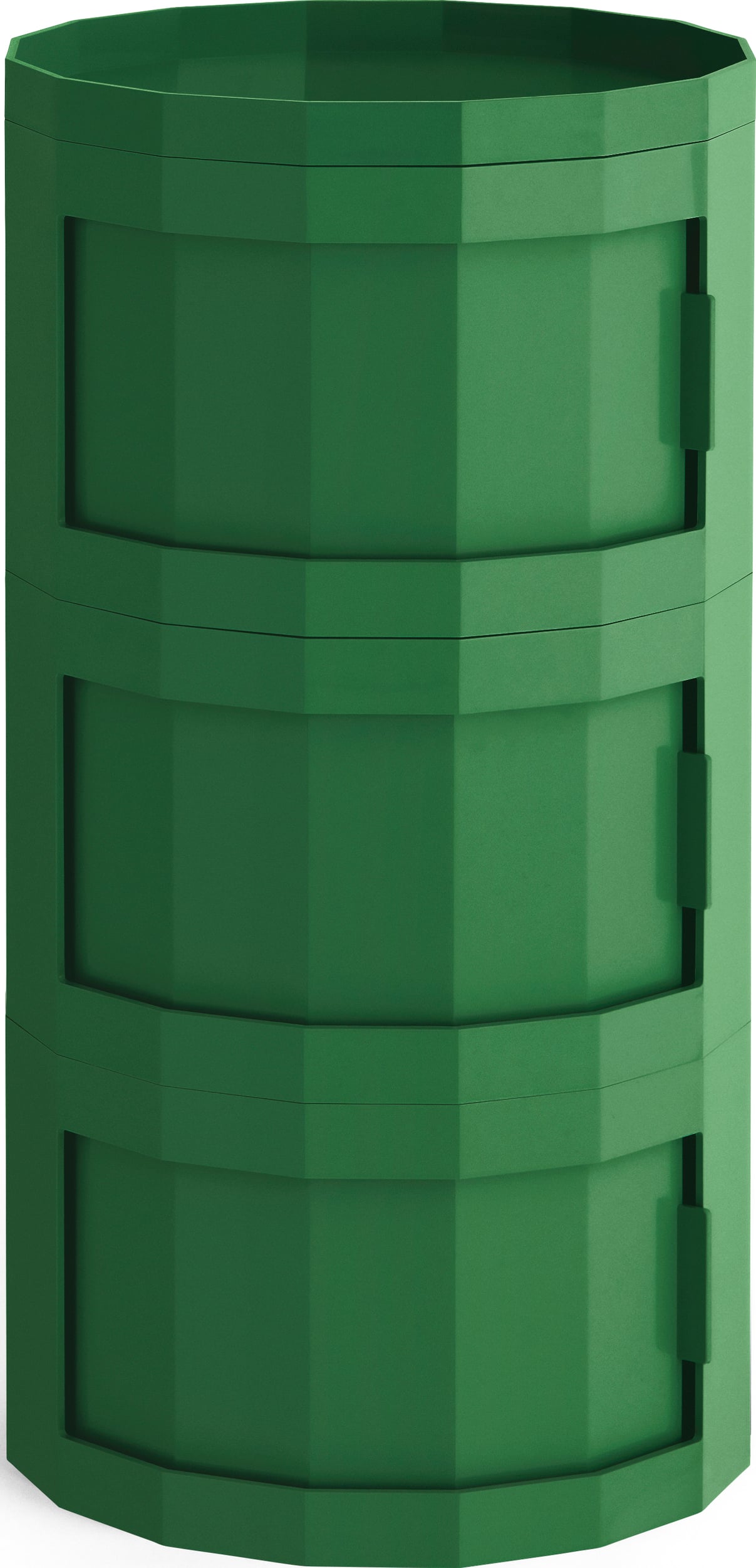 Facet Schrank dreitürig 71 cm, grün