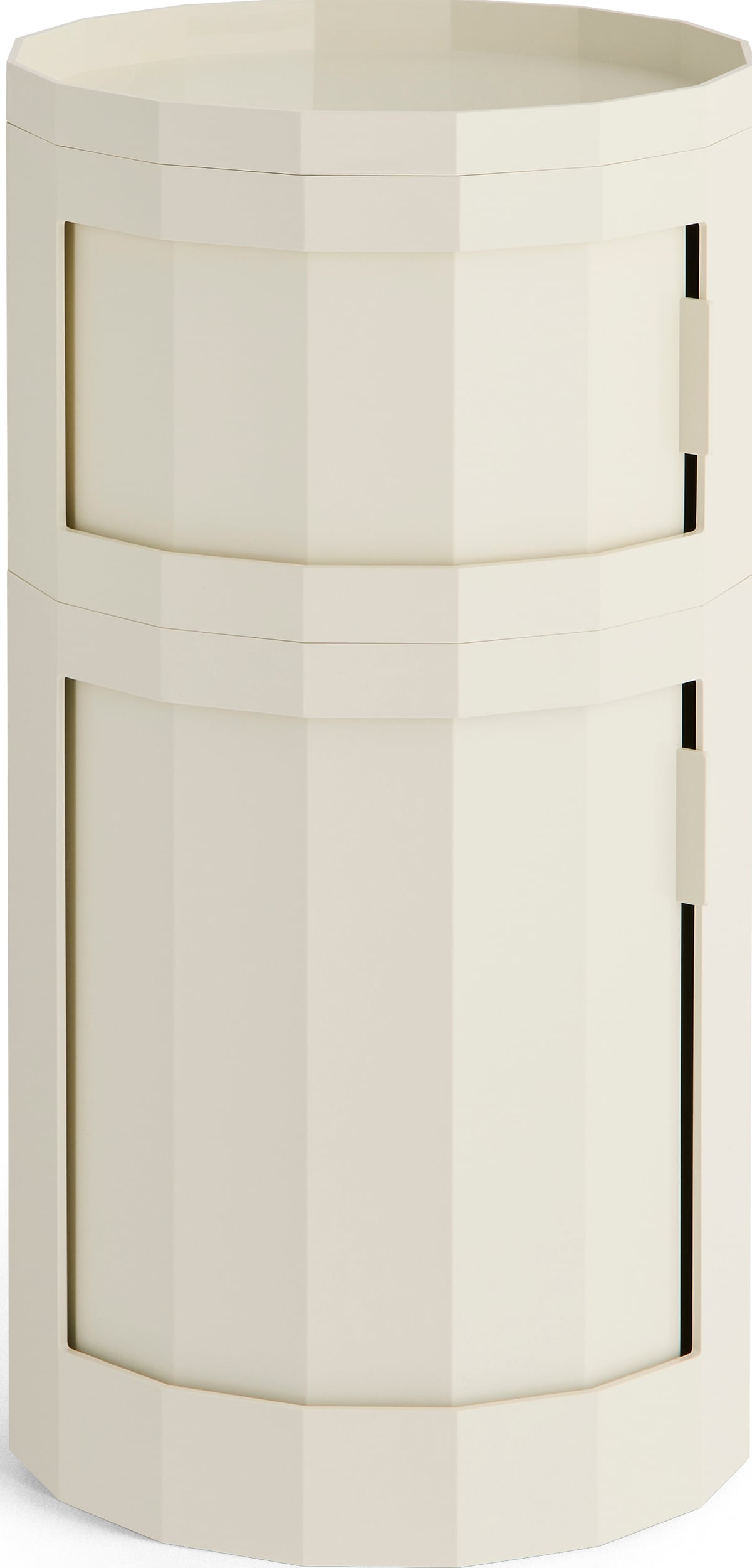 Facet zweitüriger Schrank 71 cm, beige