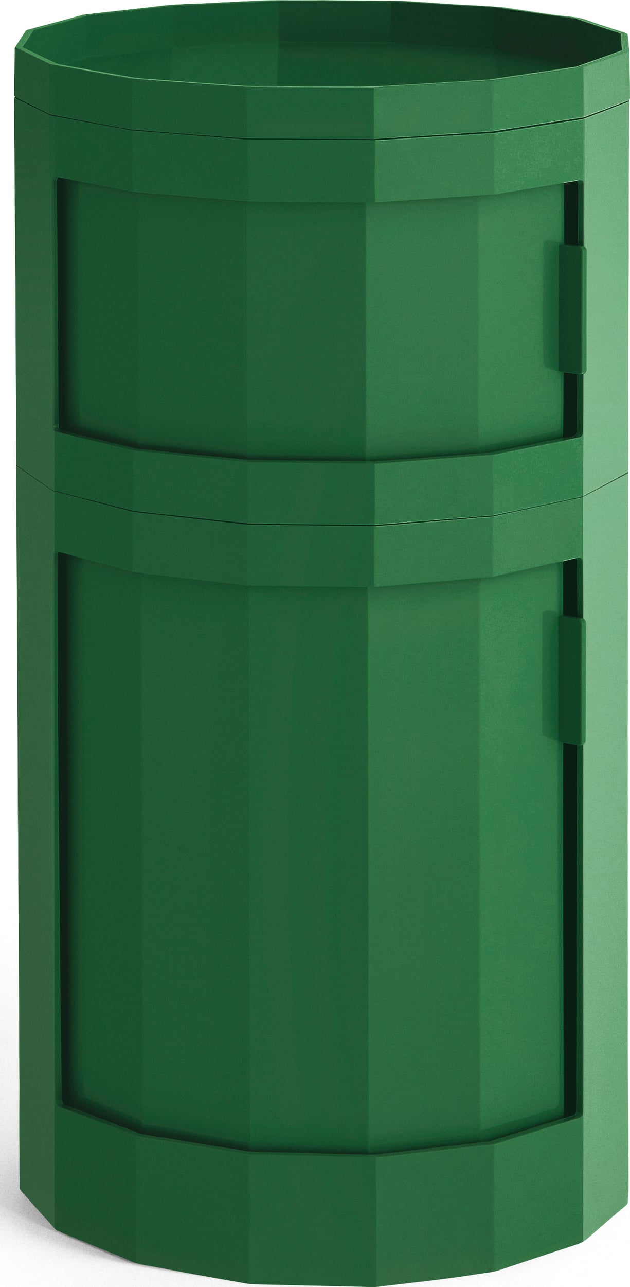 Facet zweitüriger Schrank 71 cm, grün