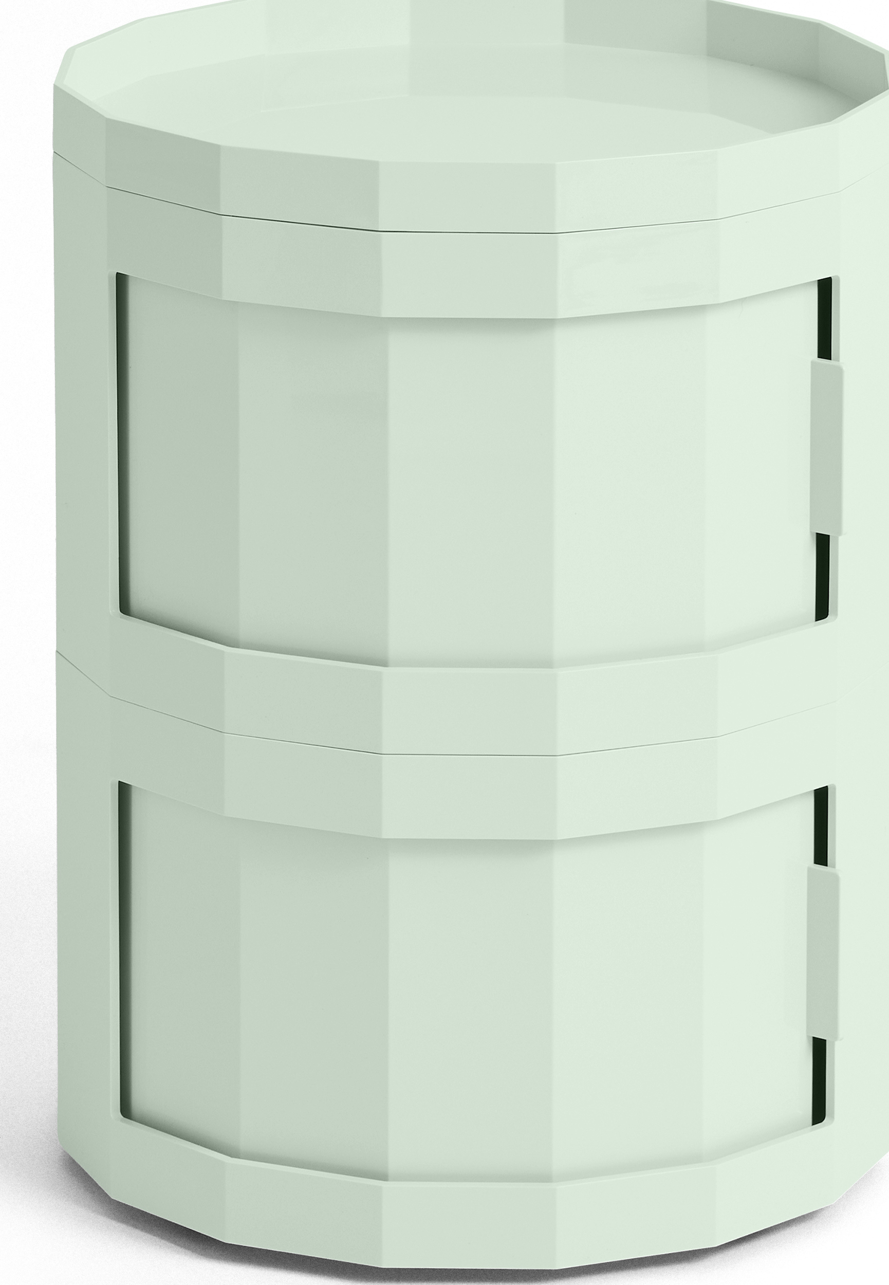 Facet zweitüriger Schrank auf Rollen 49 cm, mintgrün