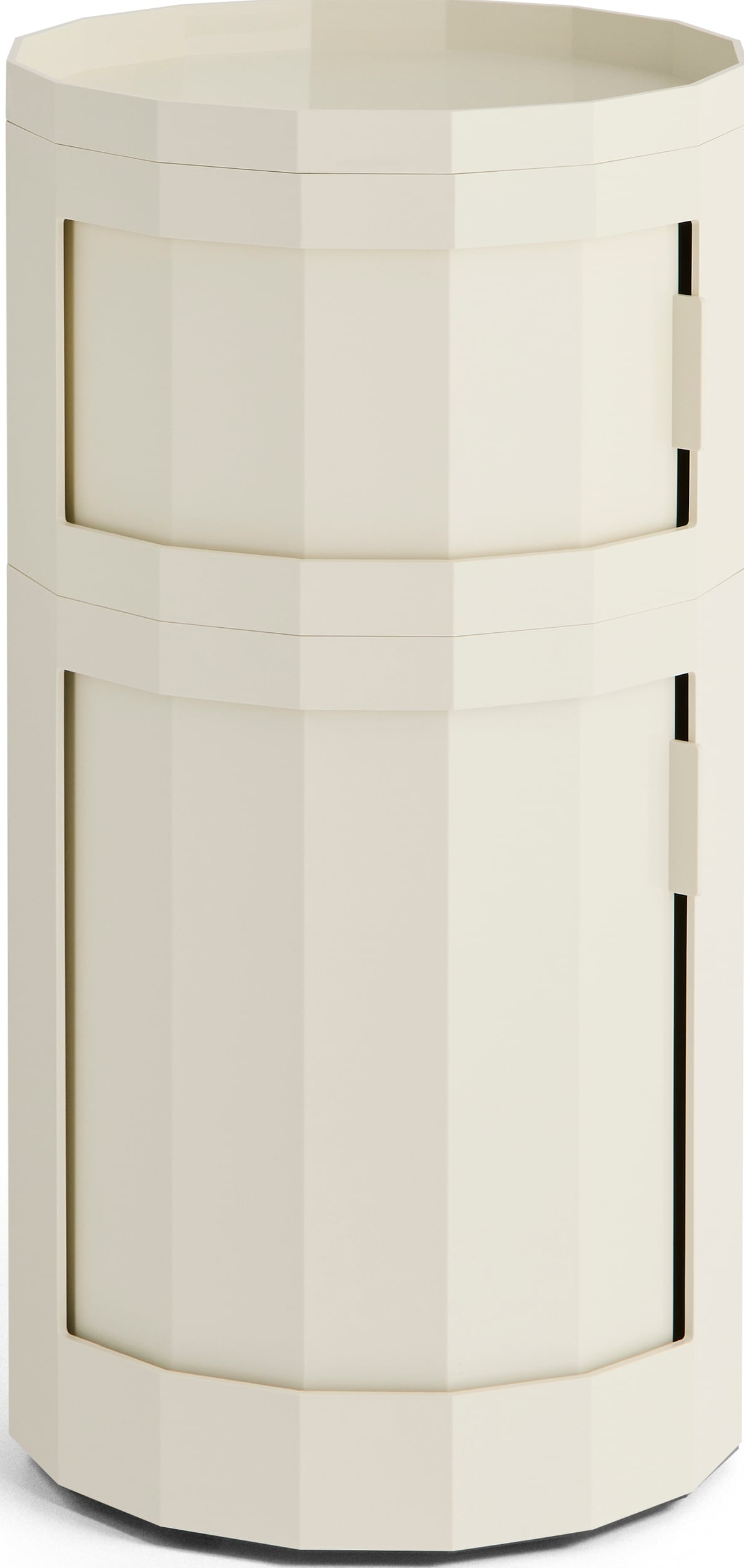 Facet zweitüriger Schrank auf Rollen 71 cm, beige