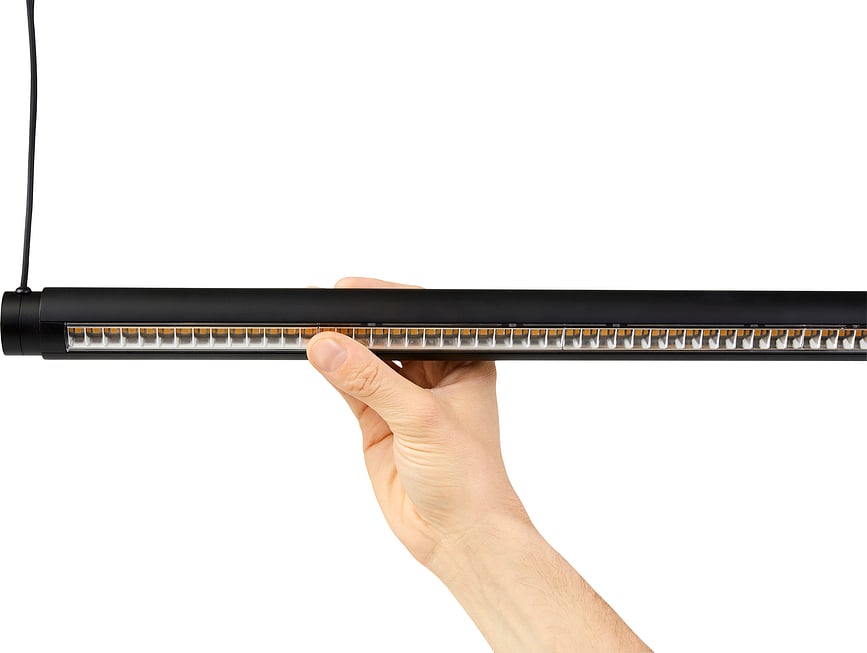 Factor Lampa viseća linearna usmjerena srebrna