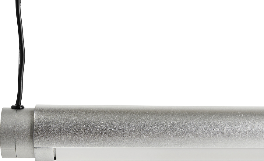 Factor Linear Suspension Diffused Lampe, noire