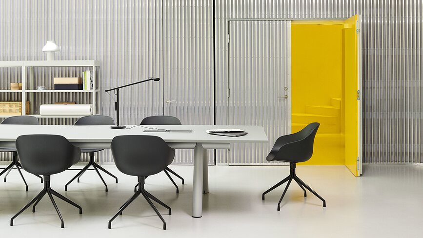 Fifty-Fifty Lampe de Bureau L, noire