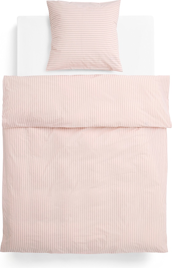 Fineline Housse de Coussin, 60 x 50 cm, rose clair