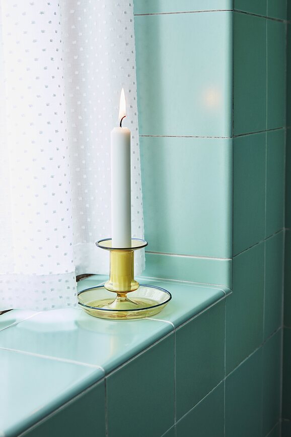 Flare S Bougeoir pour bougie classique, rose