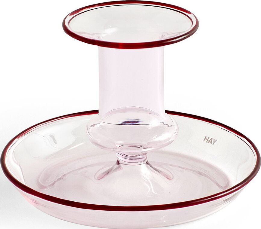 Flare S Bougeoir pour bougie classique, rose