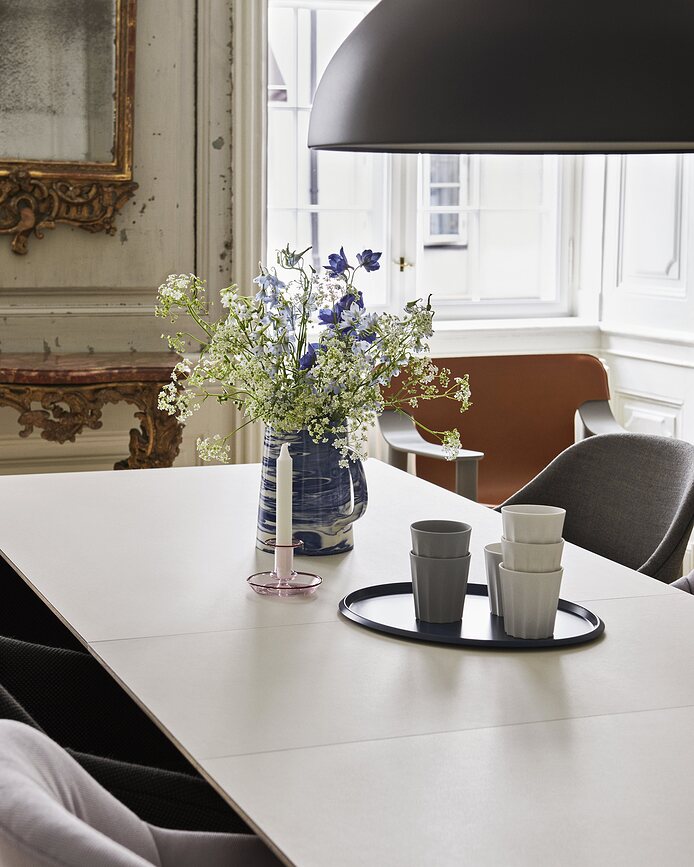 Flare S Κηροπήγιο, για κλασικό κερί, κεχριμπαρένιο