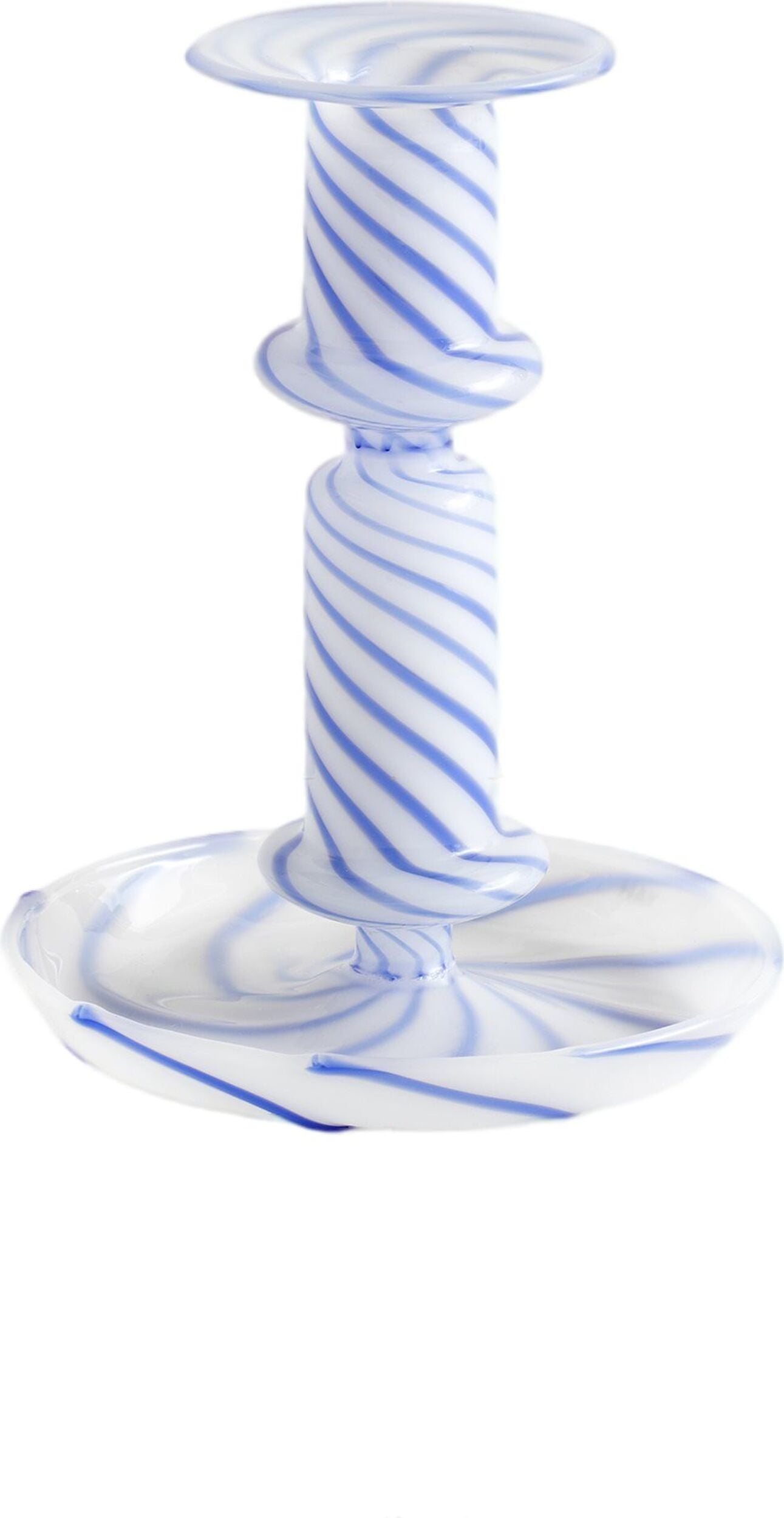 Flare Stripe Klassischer Kerzenhalter M himmelblau