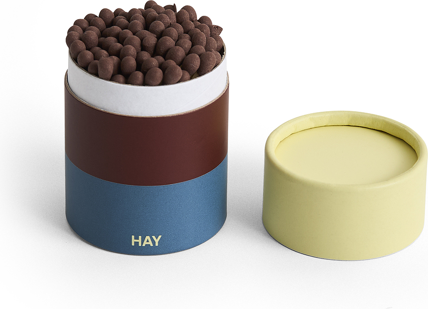 Fósforos Hay Round, rojo y rosa