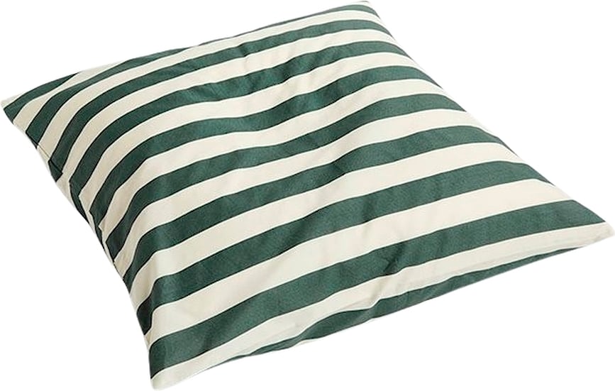 Funda de Almohada Ete, 80 x 80 cm, verde y blanca