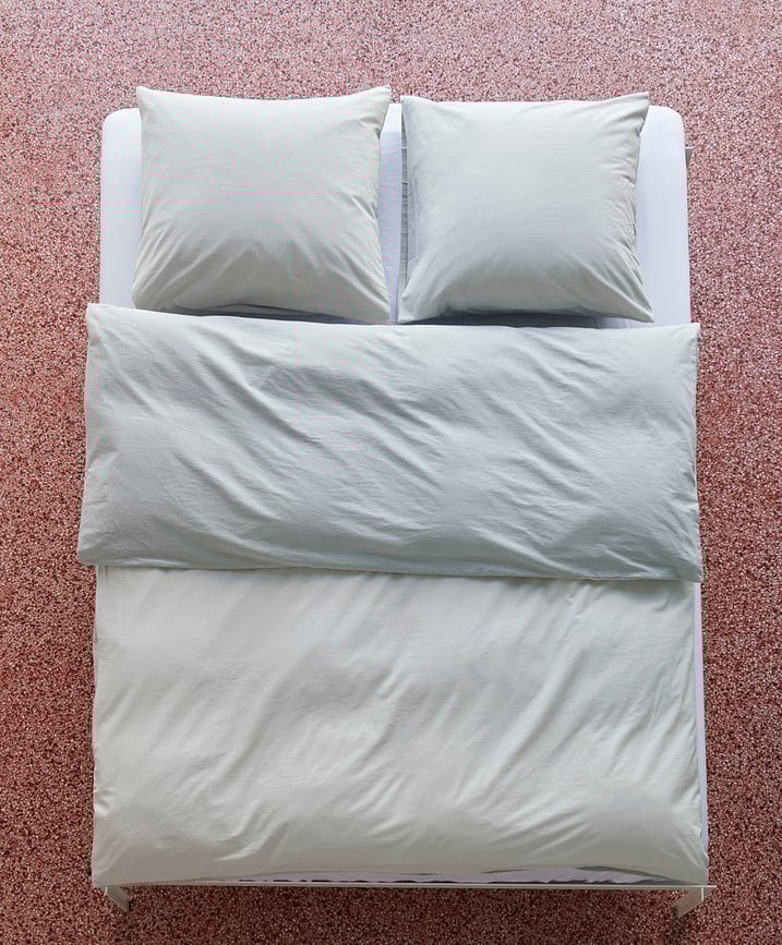 Funda de almohada Duo, 80 x 80 cm, gris