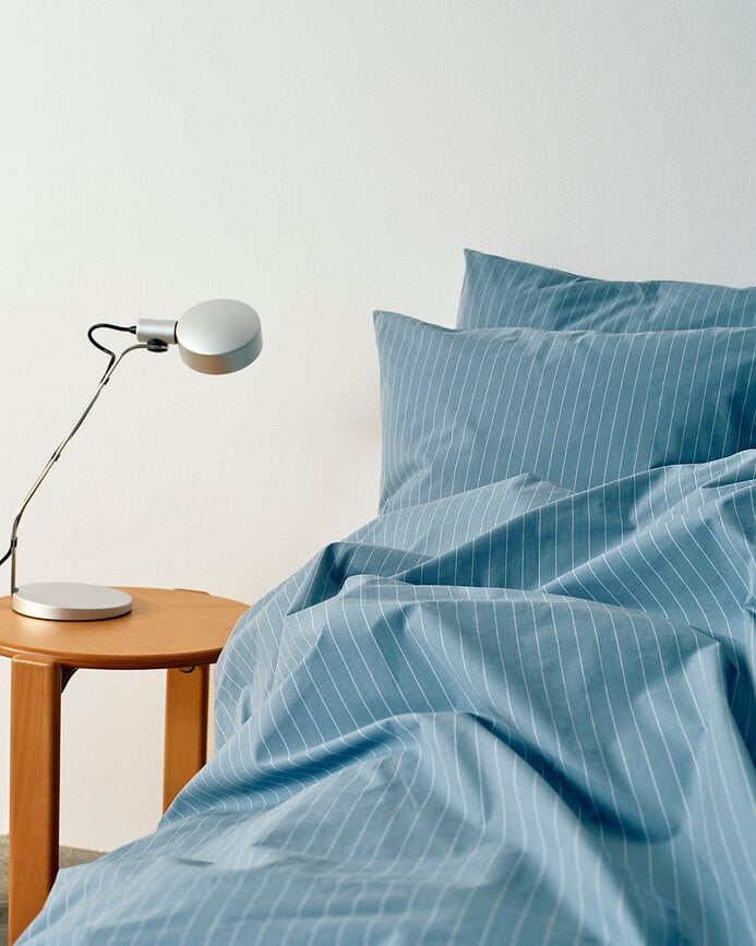 Funda de almohada Fineline, 80 x 80 cm, azul