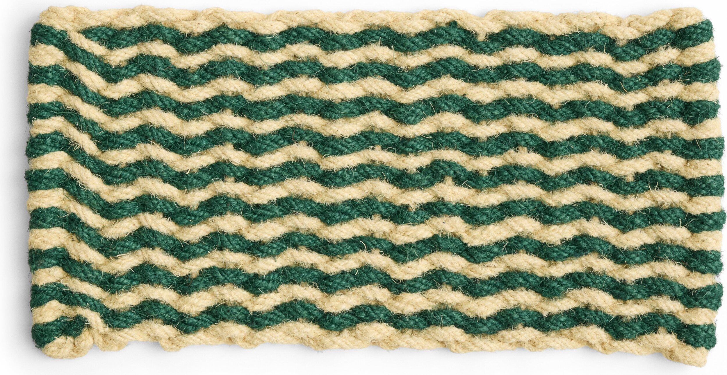 Fußmatte Coco Wave, beige-grün