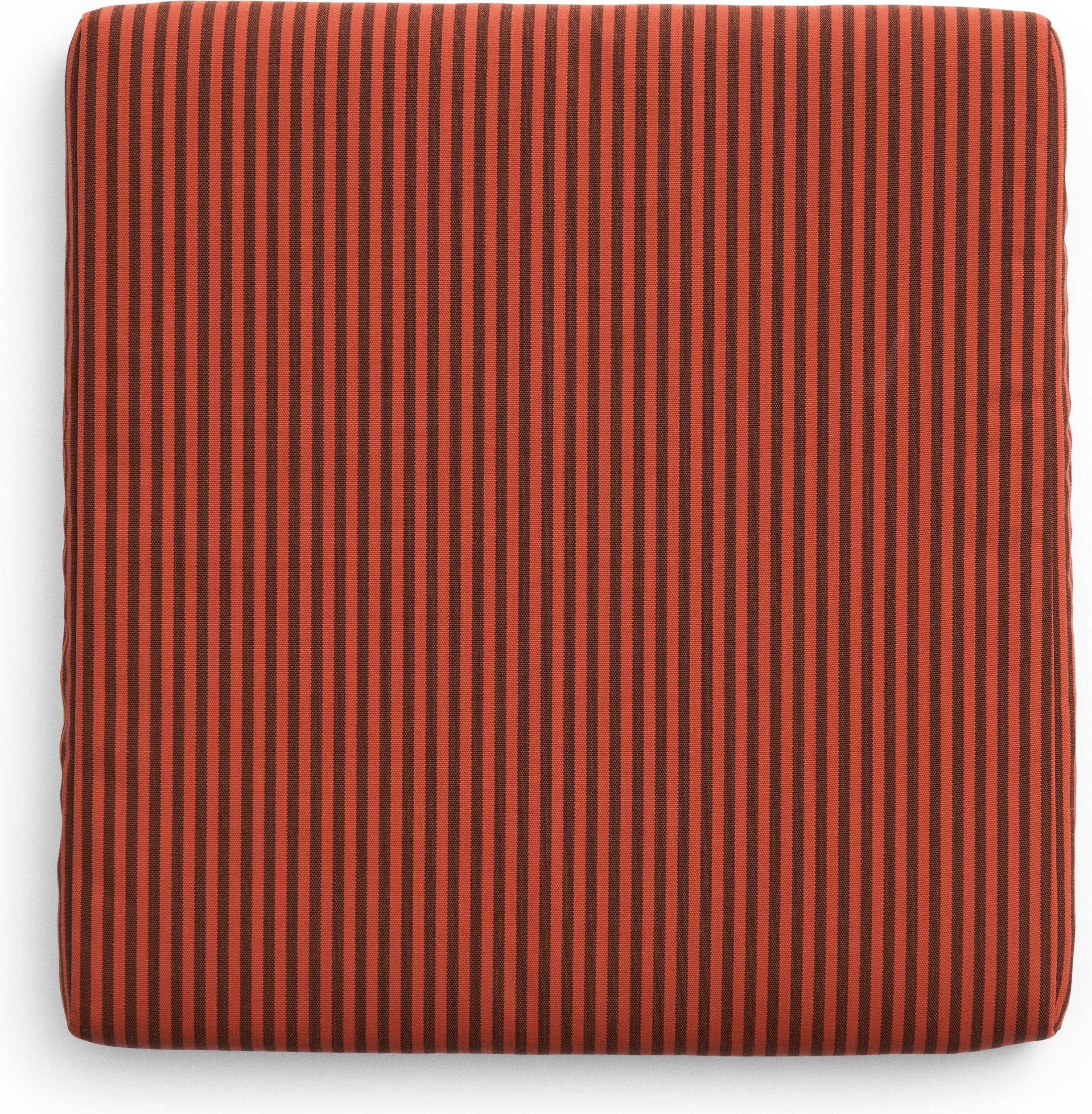 Gartenstuhlauflage Type gestreift, orange-braun