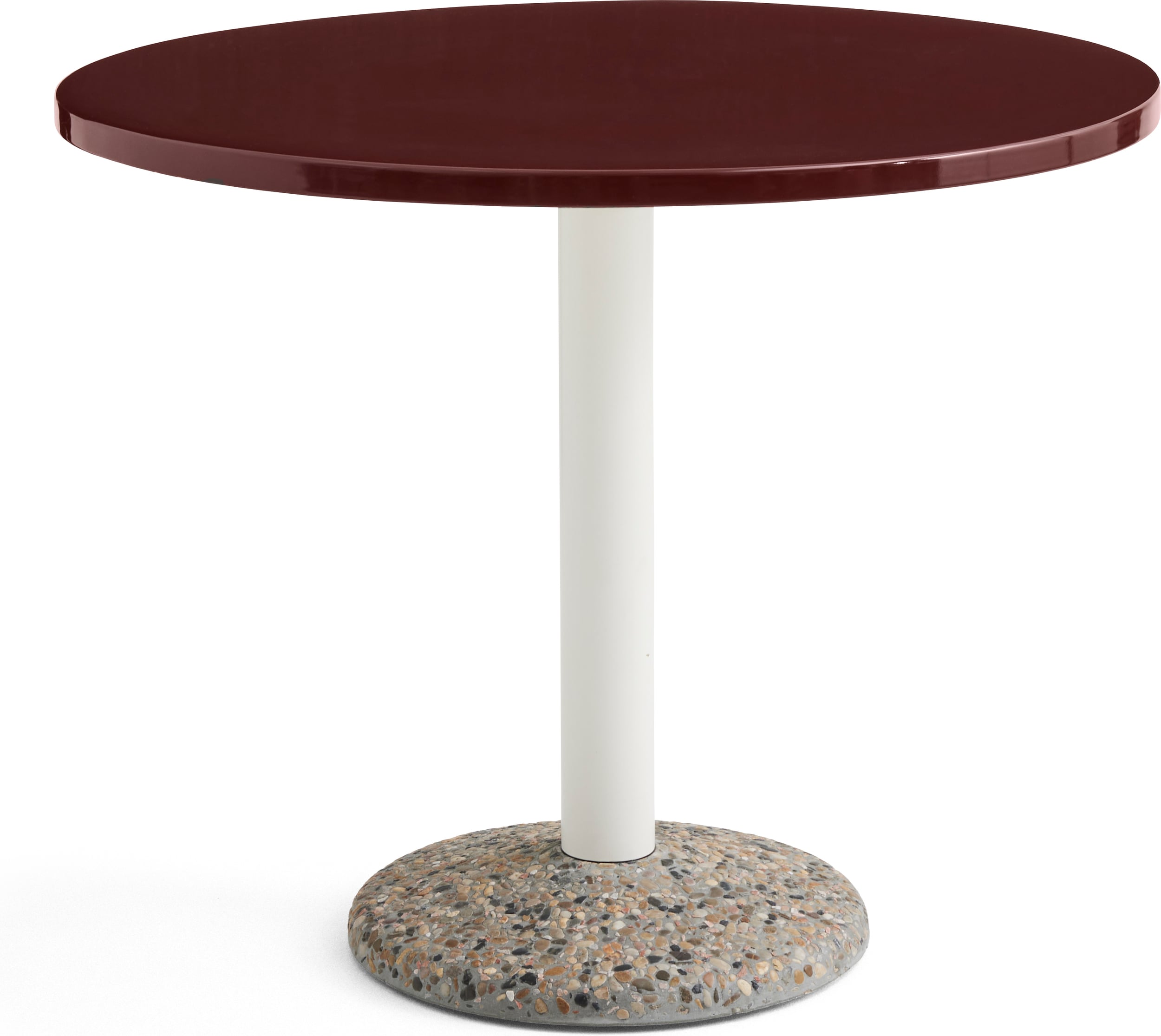 Gartentisch Ceramic 90 cm, bordeaux