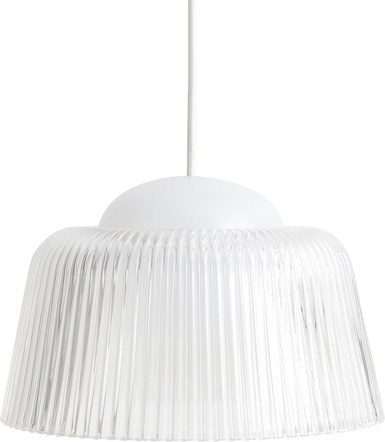 Hanglamp Brim 24,5 cm transparant, doorschijnend