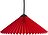 Hanglamp Matin 30 cm rood