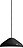 Hanglamp Pao 23 cm zwart
