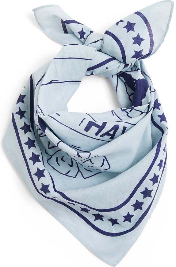 Hay Bandana pour Chien, 55 x 55 cm, bleue claire, recyclée