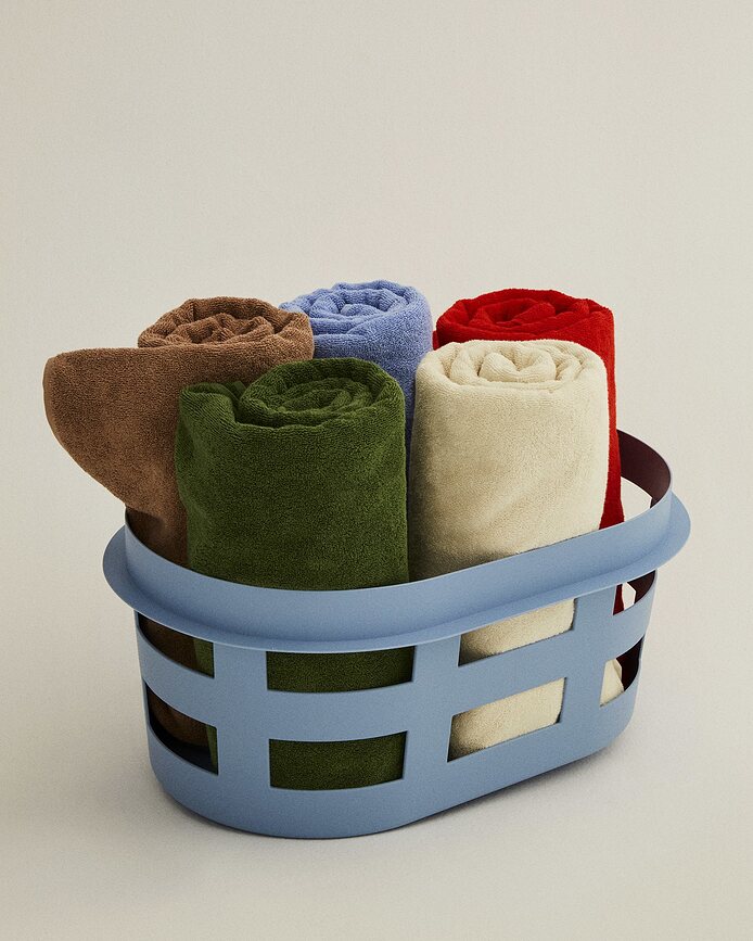 Hay Basket Panier De Rangement, taille S, marron clair