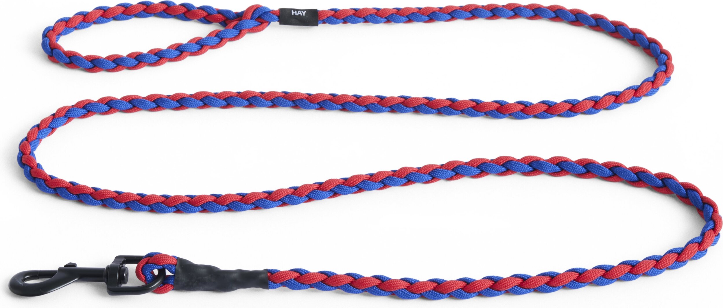 Hay Braided Hundeleine blau-rot