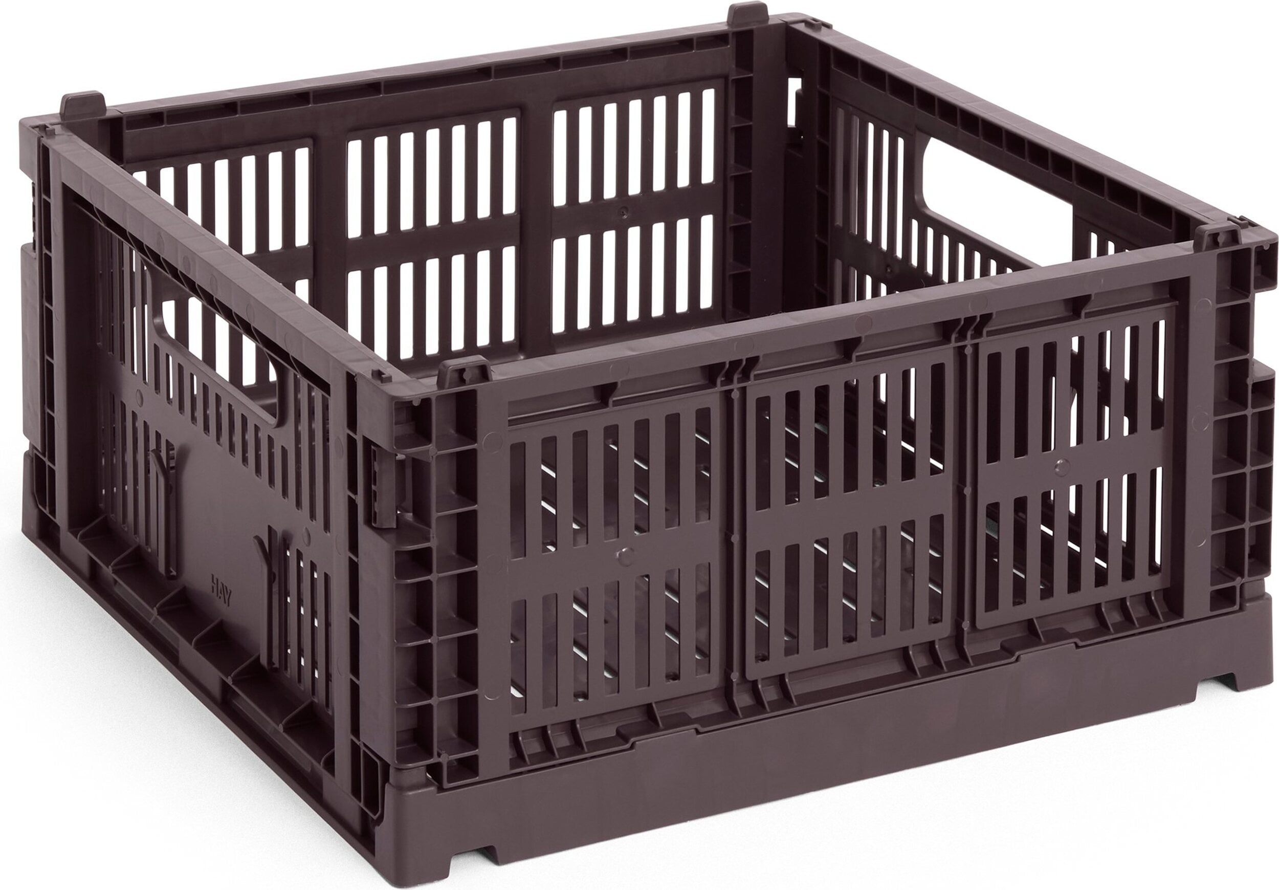 Hay Colour Crate Aufbewahrungskiste Square M, Bordeaux