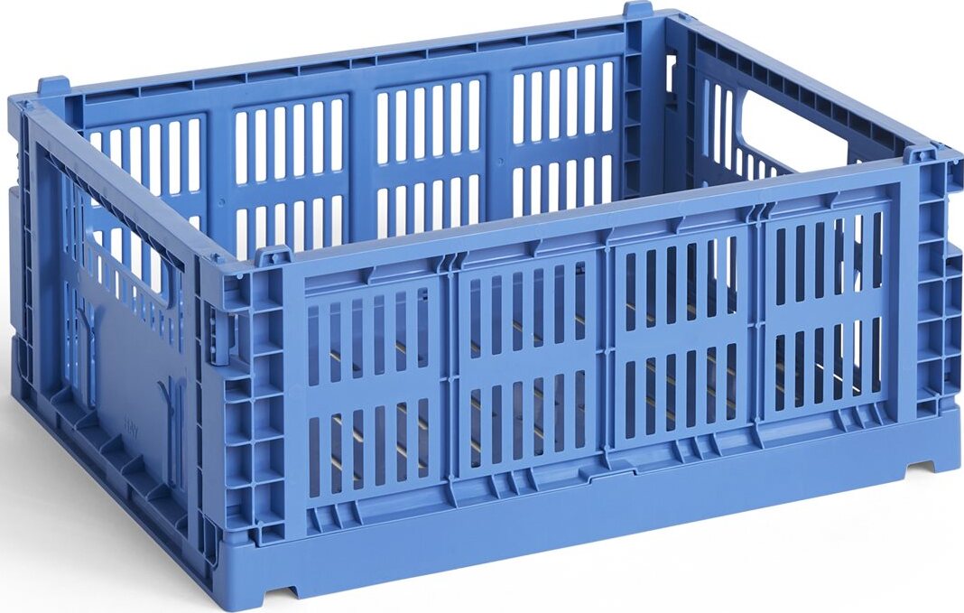 Hay Colour Crate Aufbewahrungskorb M blau