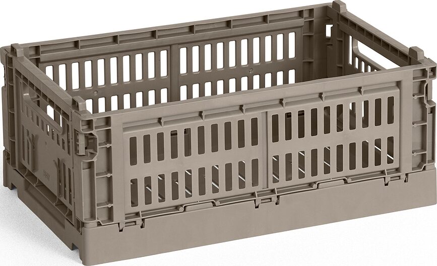 Hay Colour Crate Caisse de Rangement S, taupe