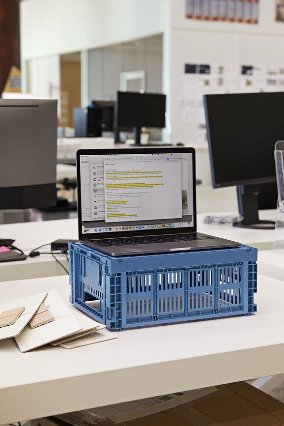 Hay Colour Crate Panier de Rangement, M, lavande